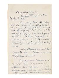 DICKENS, Charles (1812-1870). Autograph letter signed (“CD”), to [Thomas] Mitton (“My Dear Mitton”). Devonshire Terrace, 18 April 1844.