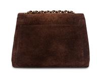 Chanel Brown Suede Flap Bag