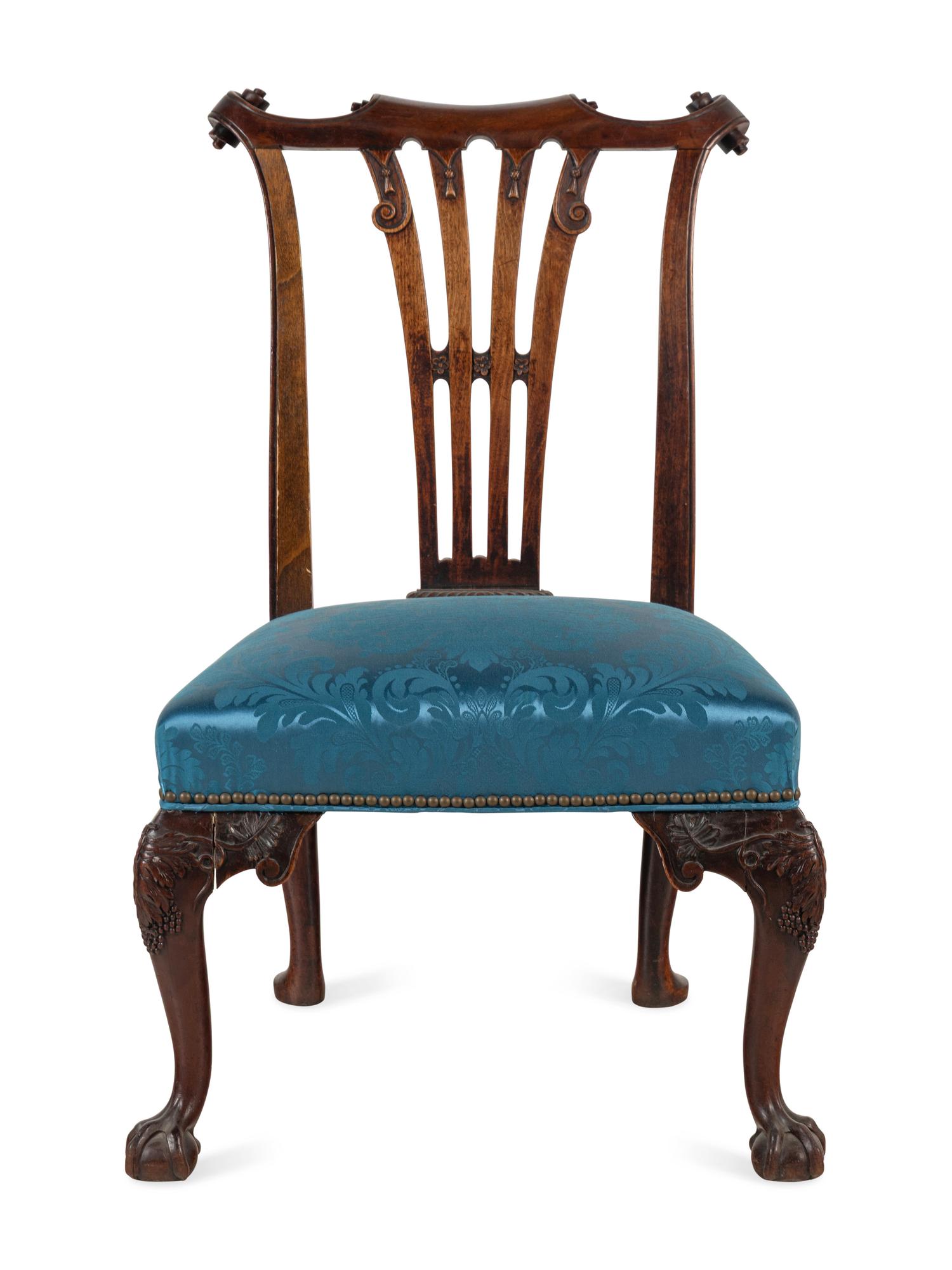 An English Walnut Side Chair