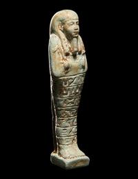 Three Egyptian Faience Ushabtis