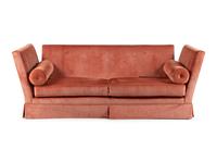 A Velvet Upholstered Knole Sofa