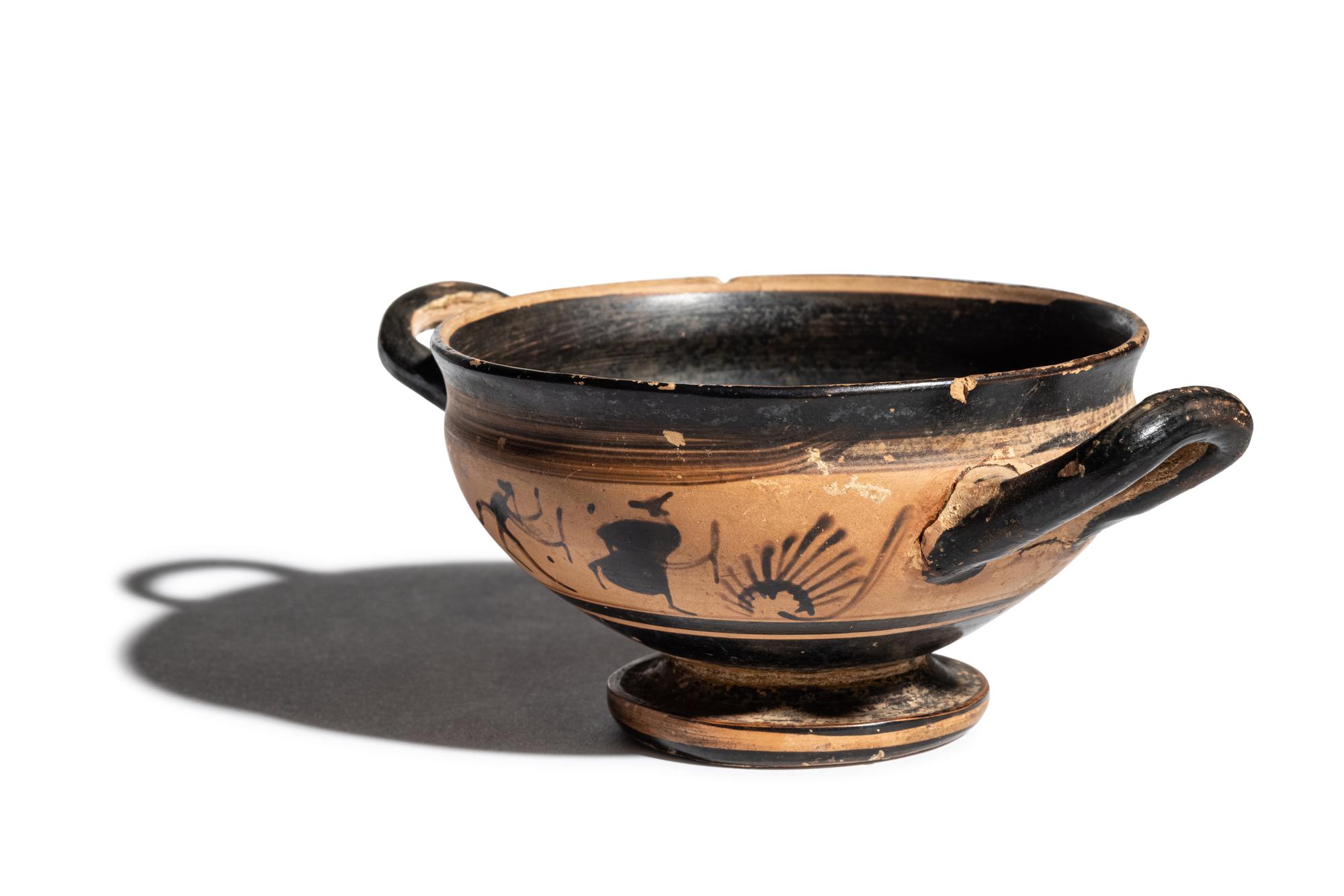 A Greek Black-Figured Kylix