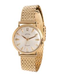 HAMILTON, VINTAGE, 14K YELLOW GOLD WRISTWATCH