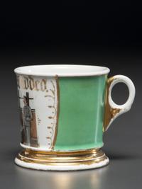 A Teacher's Porcelain Occupational Shaving Mug