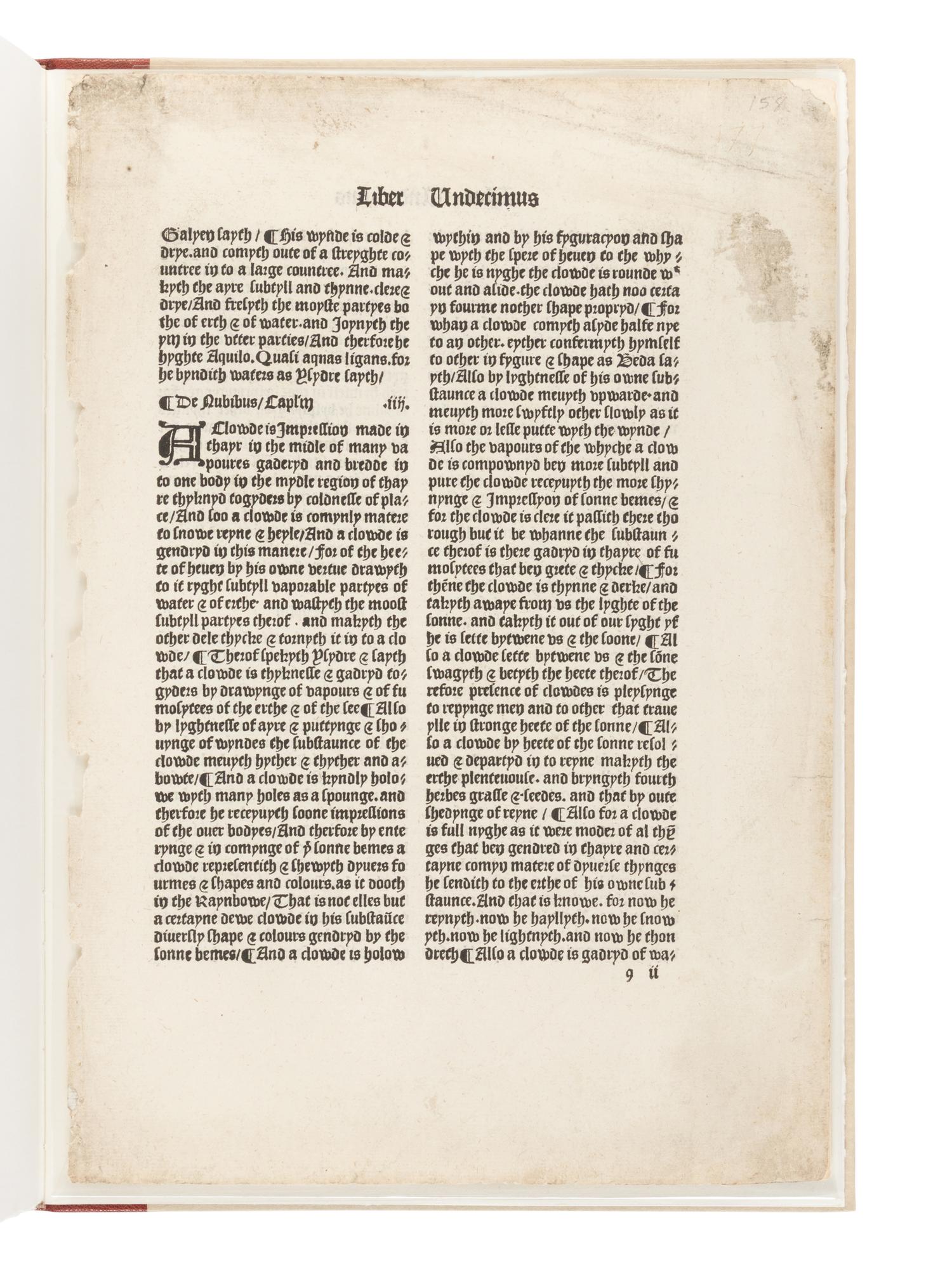 [LEAF BOOK - WYNKYN DE WORDE]. Three Lions and the Cross of Lorraine: Bartholomaeus Anglicus, John of Trevisa, John Tate, Wynkyn de Worde, and De Proprietatibus Rerum. Newtown: Bird & Bull Press, 1992.