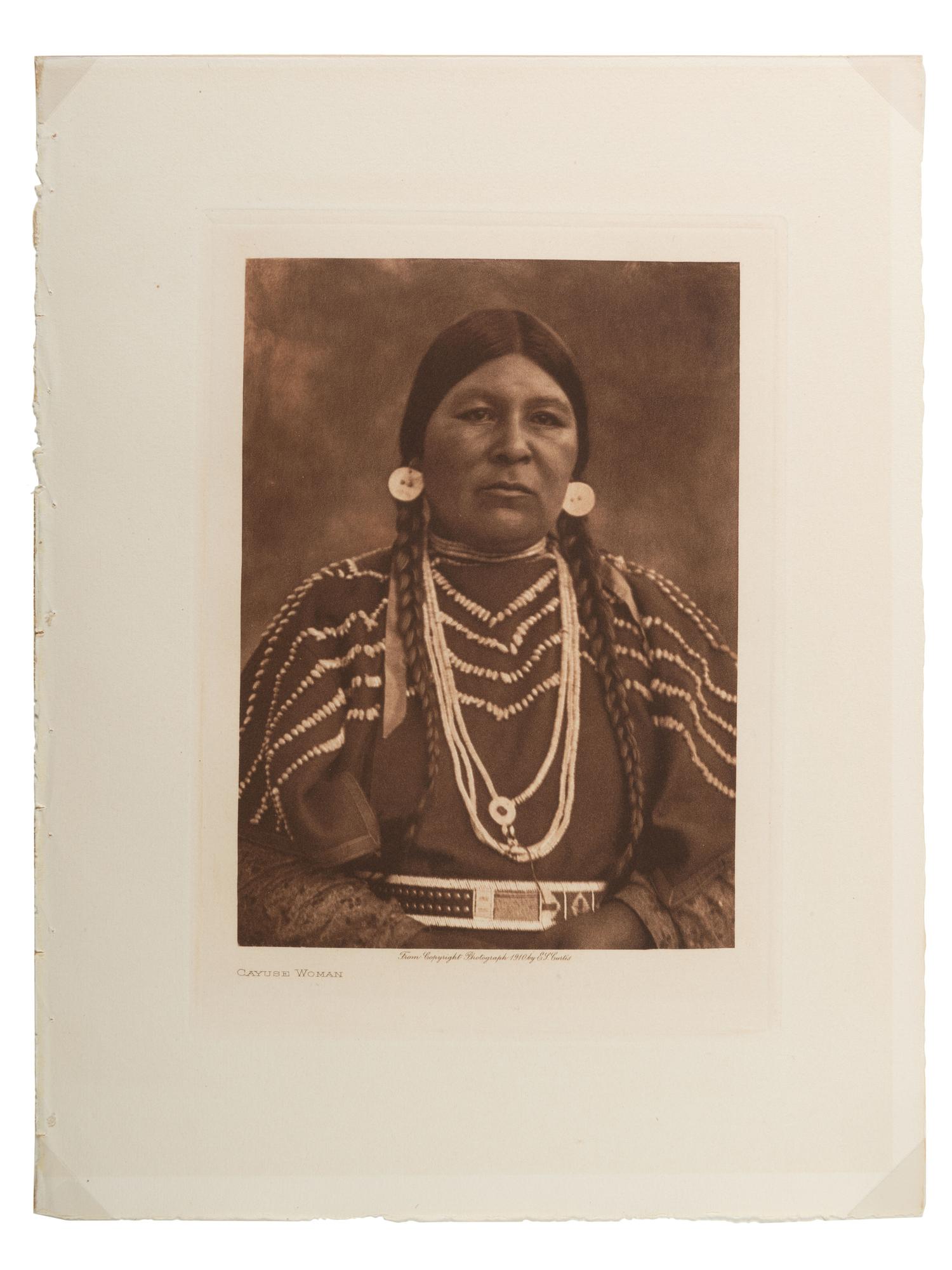 [NATIVE AMERICANS]. CURTIS, Edward (1868-1952), photographer. A group of 4 photogravures.