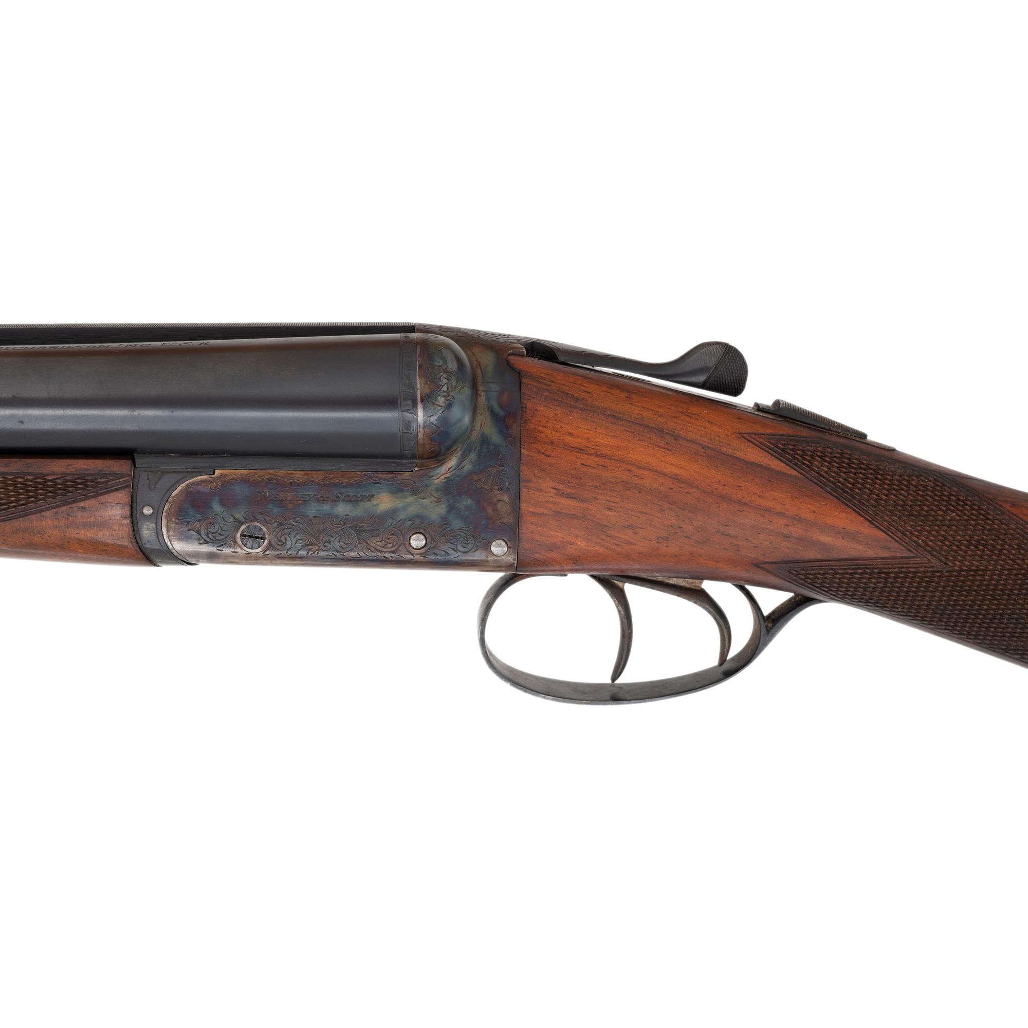 *Webley & Scott Boxlock 12 Gauge SxS Shotgun Retail Marked by Harrington & Richardson