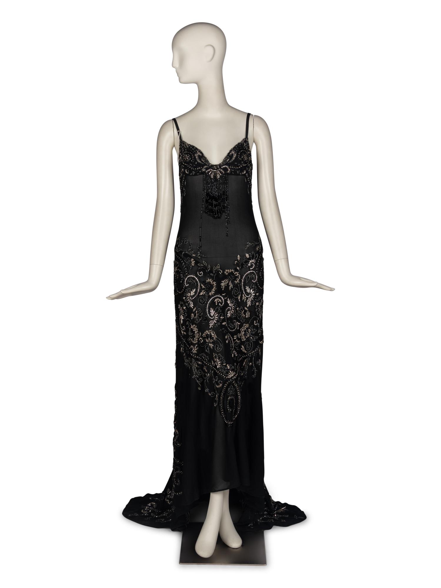 IMPORTANT GIANNI VERSACE COUTURE GOWN, FORMERLY OWNED BY GIANNI VERSACE, F/W 1987-88