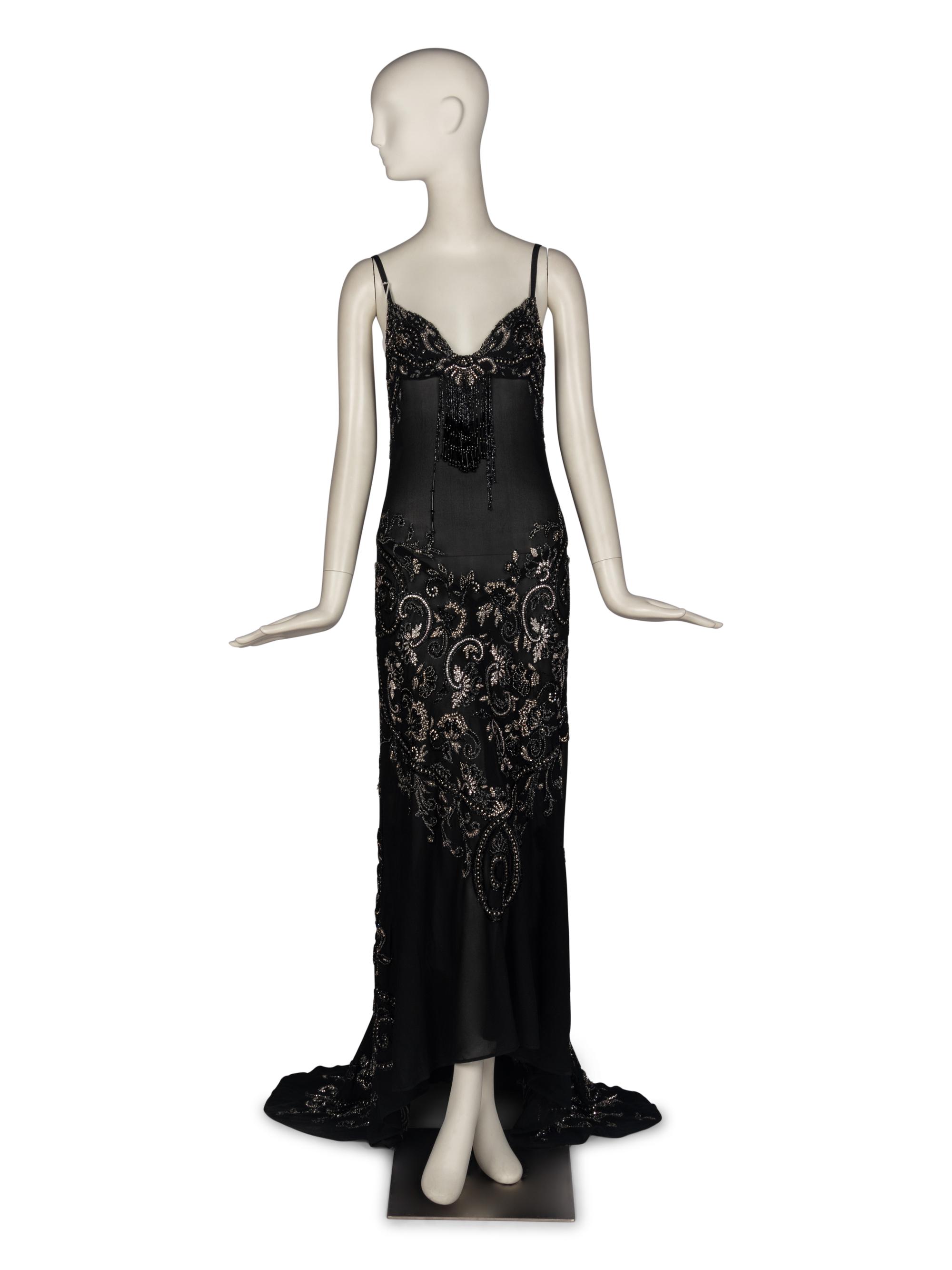 IMPORTANT GIANNI VERSACE COUTURE GOWN, FORMERLY OWNED BY GIANNI VERSACE, F/W 1987-88