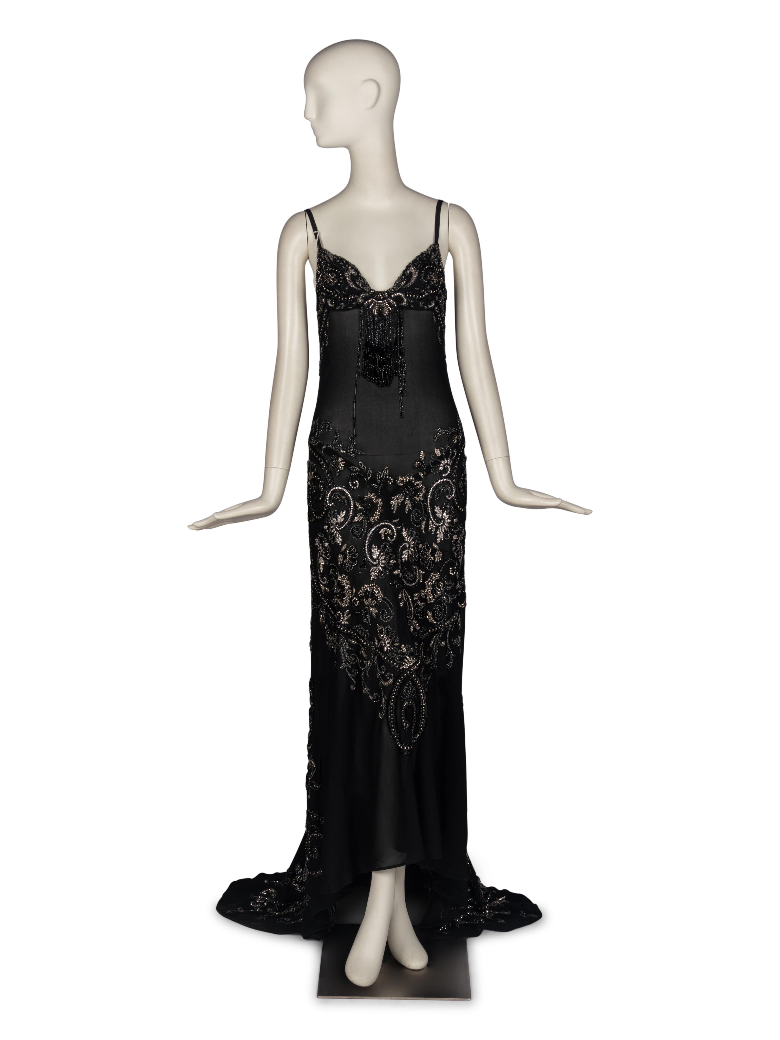 IMPORTANT GIANNI VERSACE COUTURE GOWN, FORMERLY OWNED BY GIANNI VERSACE, F/W 1987-88