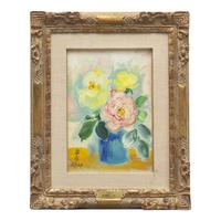 Le Pho 黎譜 (French/Vietnamese, 1907-2001) — Roses au Vase Bleu