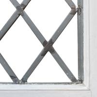 A Leaded and Stained Glass Door from a Chicago, IL. Bungalow 25.75" W x 1.25" D x 79" H — United States, Early 20th Century