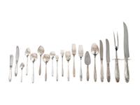 An International Silver Co. Silver Flatware Service