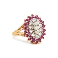RUBY AND DIAMOND RING