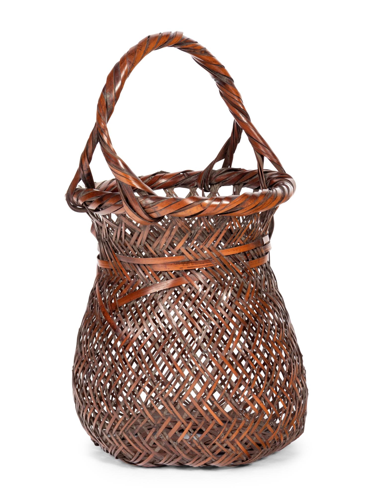 A Bamboo Flower Arranging Basket