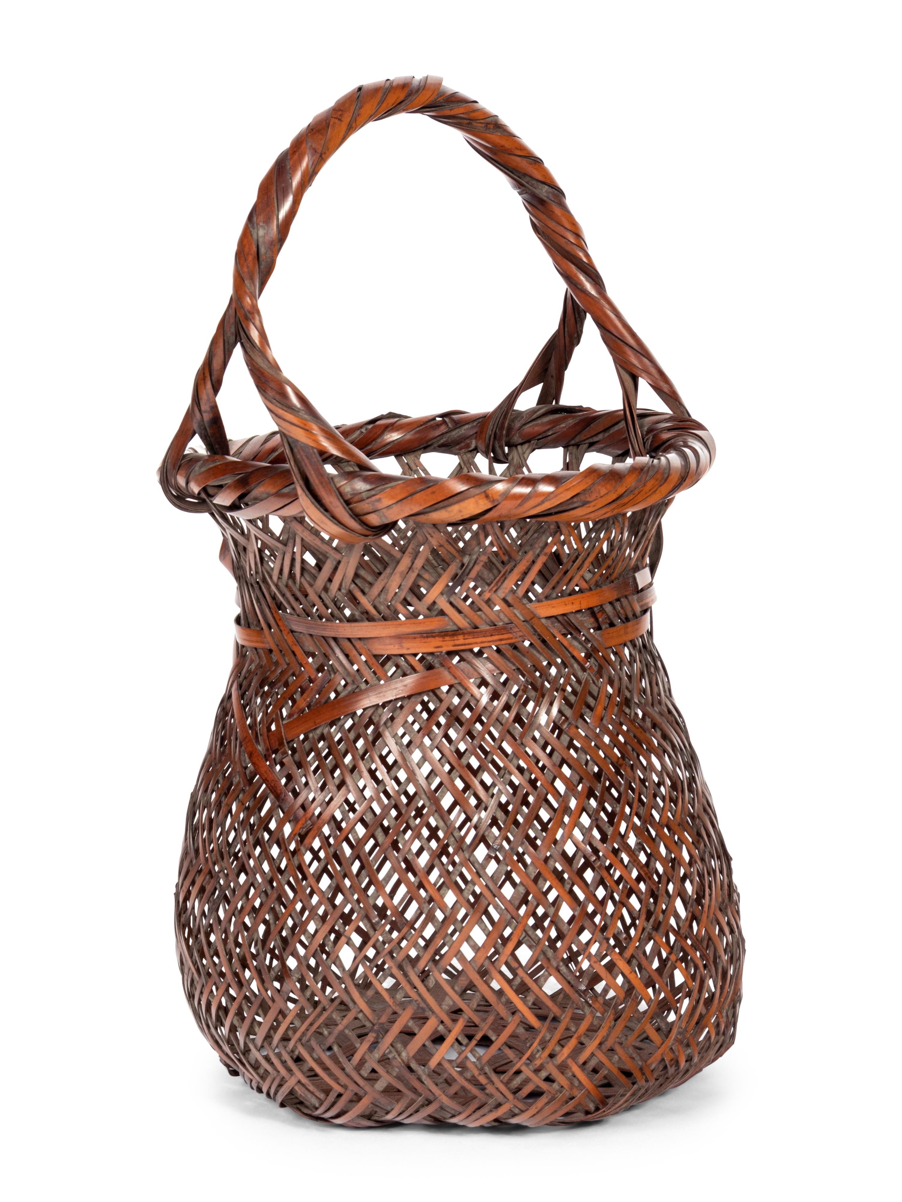 A Bamboo Flower Arranging Basket