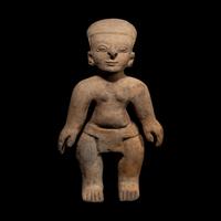 A Tumaco Terracotta Standing Figure