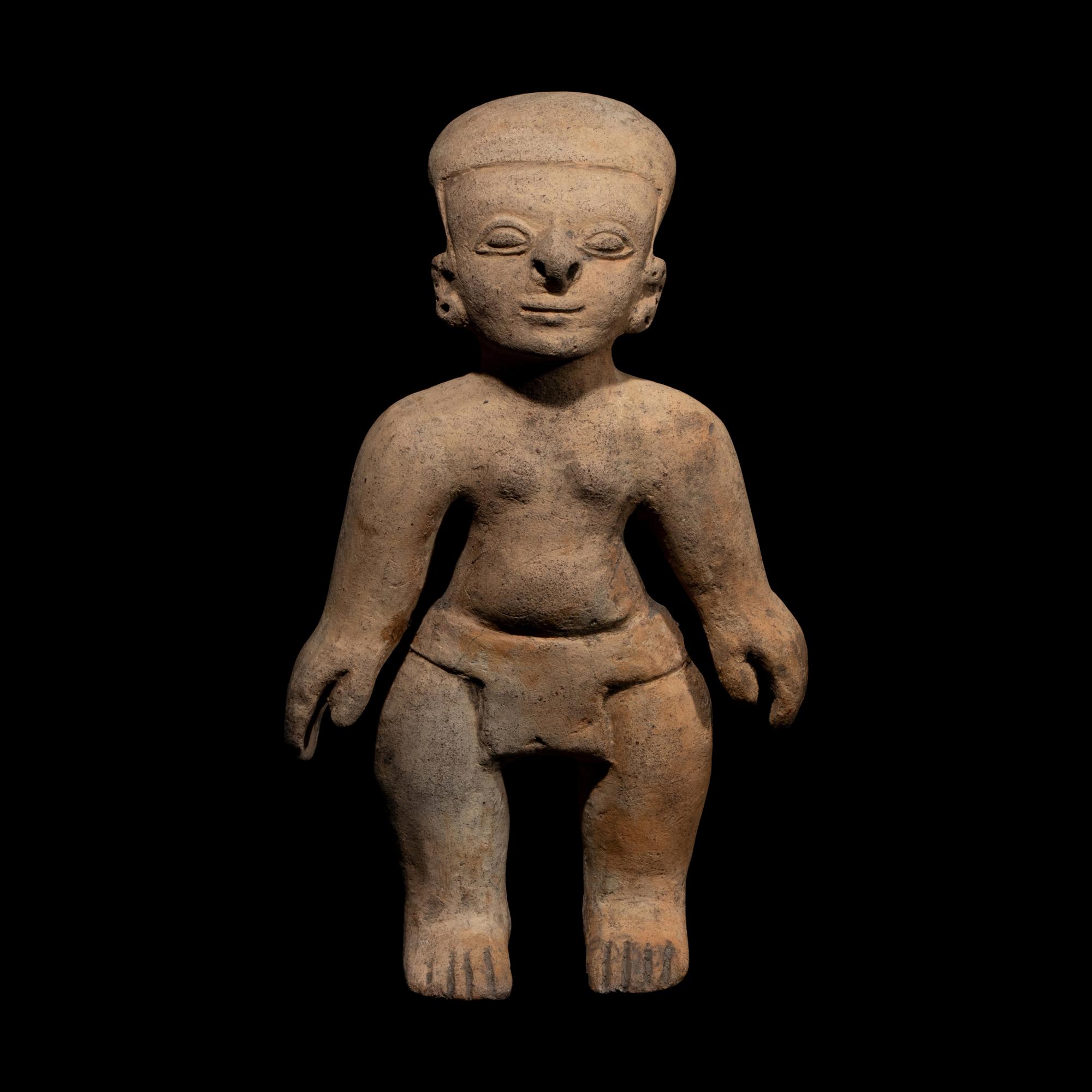 A Tumaco Terracotta Standing Figure