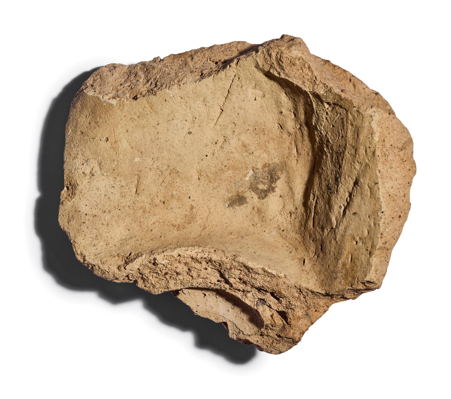 Two Etruscan Terracotta Antefix Fragments