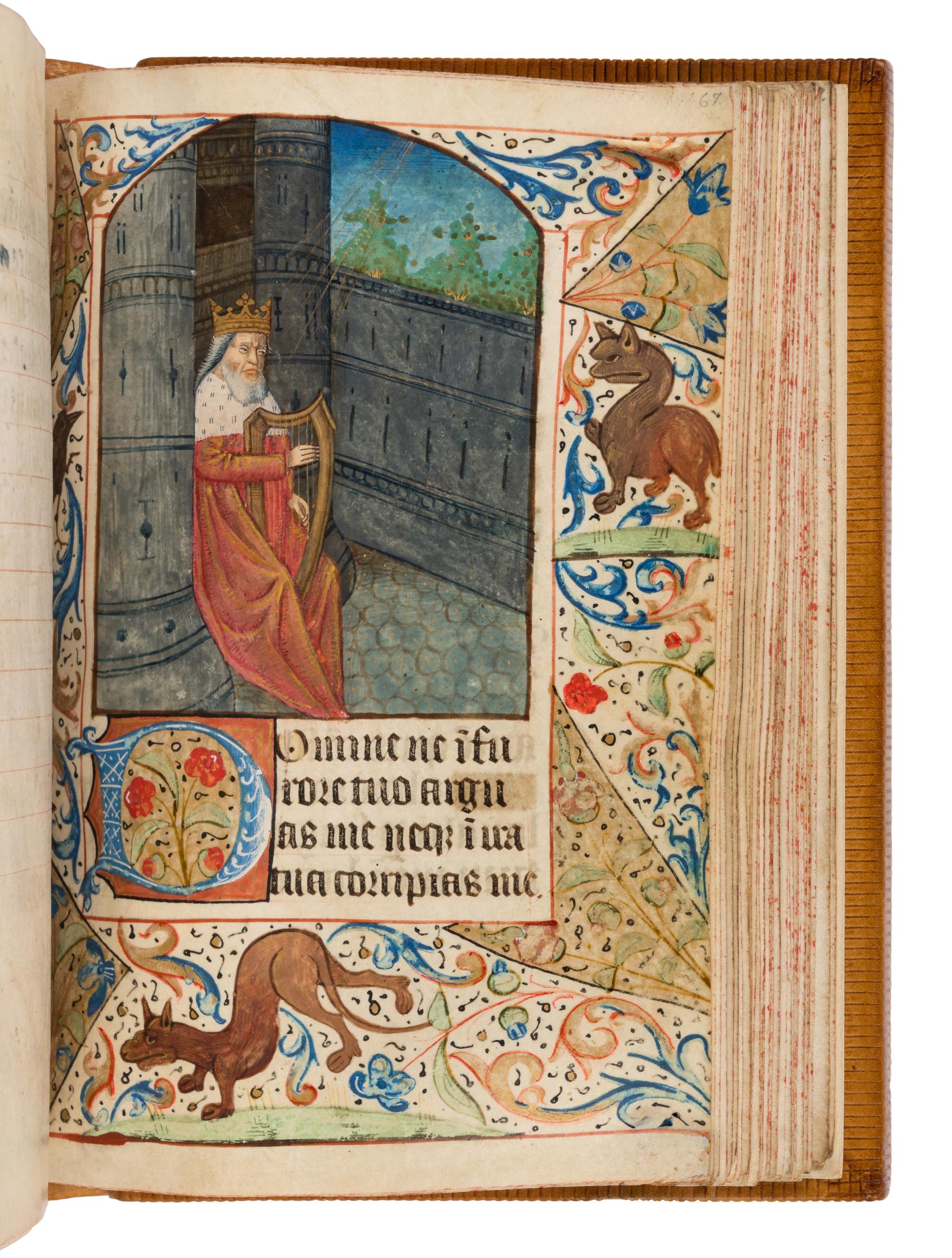 CIRCLE OF THE MASTER OF THE ROUEN ÉCHEVINAGE (active Rouen, c. 1455-1485) Book of Hours, use of Bayeux, in Latin, illuminated manuscript on parchment [France, Rouen, c. 1470-1480]