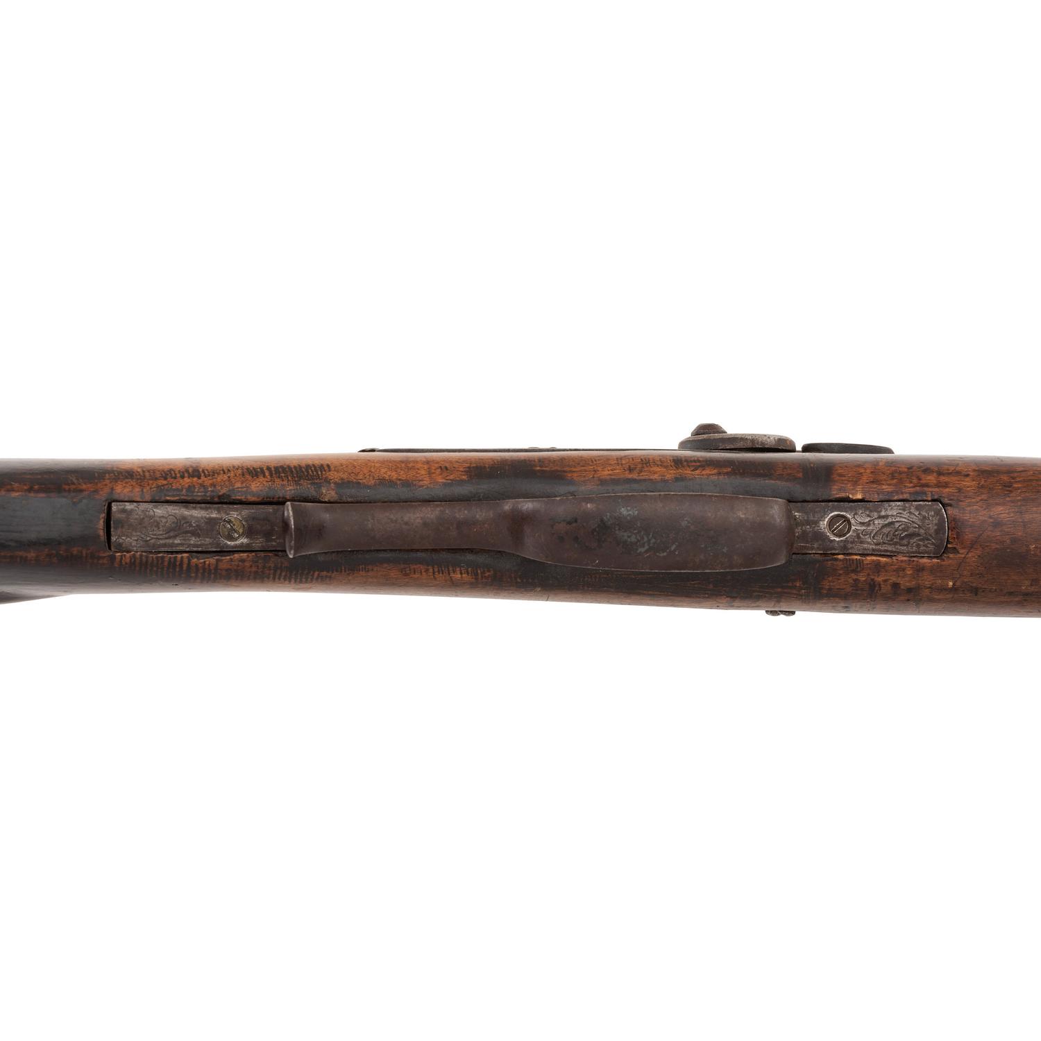 C. Curry Retailer Marked Leman Heavy Barrel Percussion Rifle