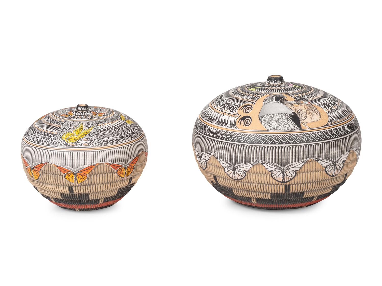Polychrome Pottery Jars