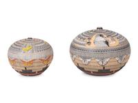 Polychrome Pottery Jars