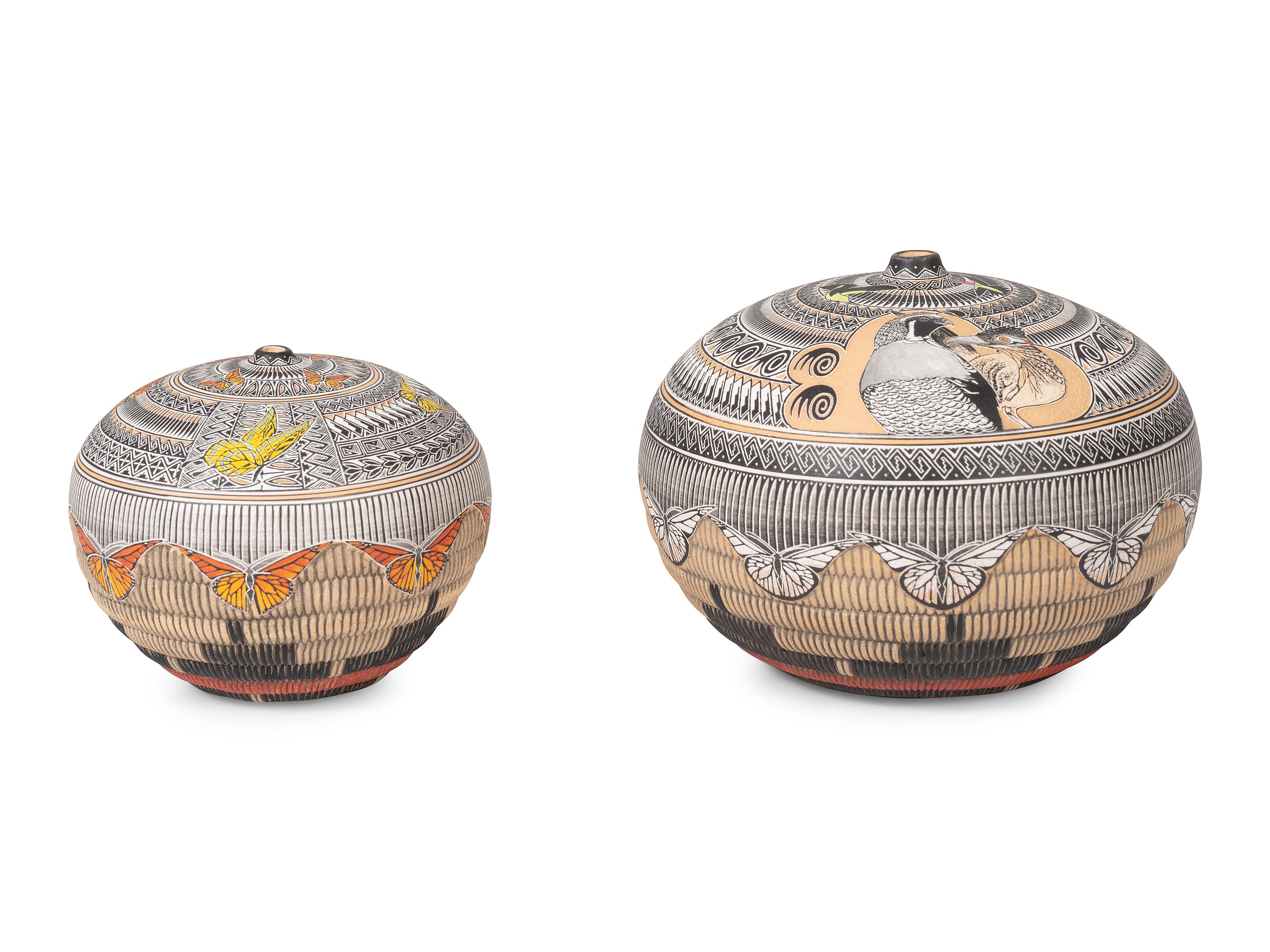 Polychrome Pottery Jars
