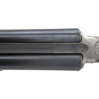 **High Quality B-Grade Lefever Arms Company SxS Hammerless Side Plate Shotgun with Krupp Barrels