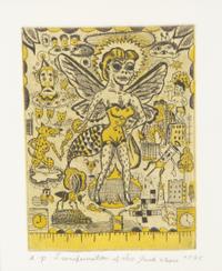 A Group of Four Prints ( Atomic Ant; Transformation of the (June Whore), 95; Wasp at Twilight, 97; and Cicada Making Rain, 96)