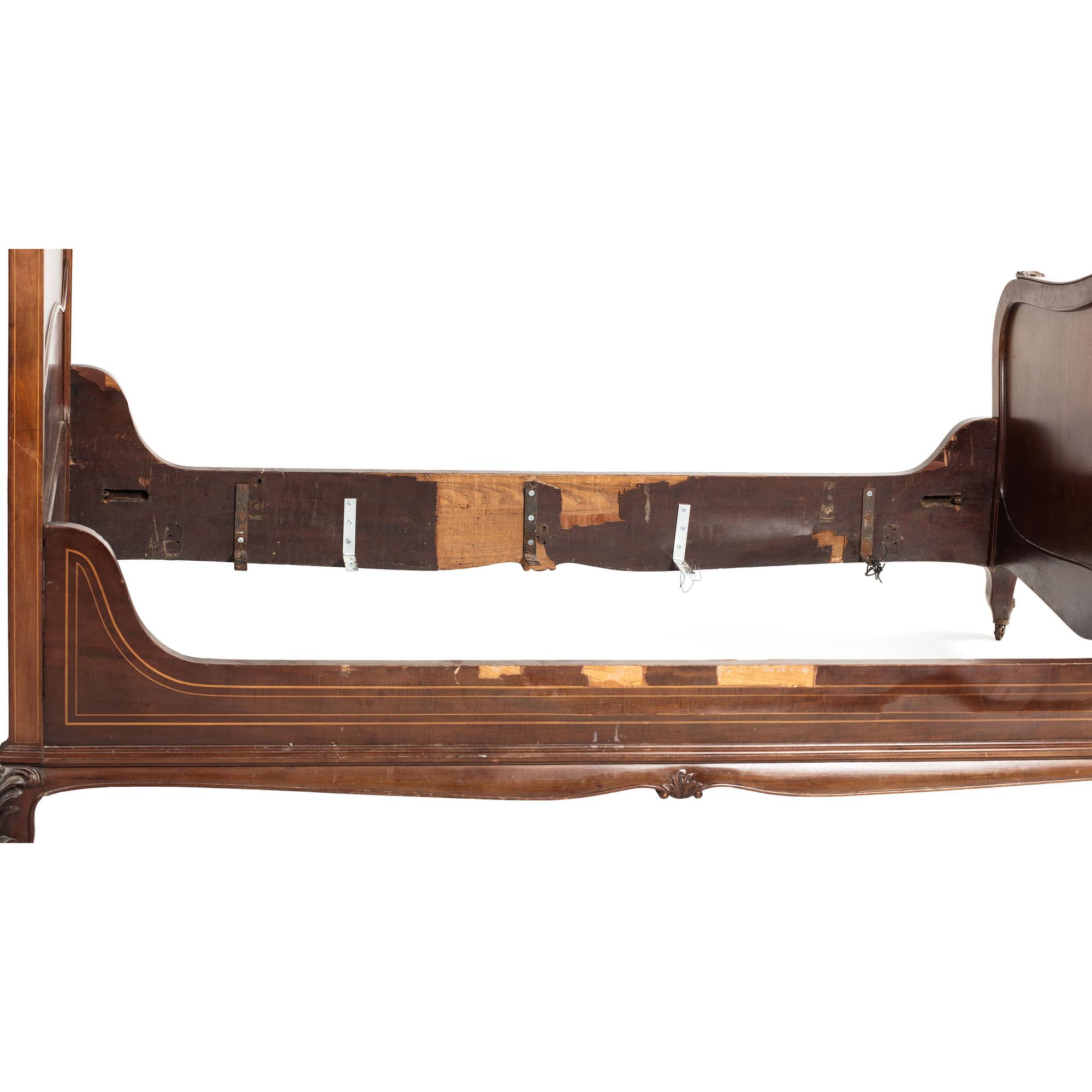An Aesthetic Movement Mahogany, Inlay and Mother of Pearl Bedroom Set from Katherine Graham's Estate