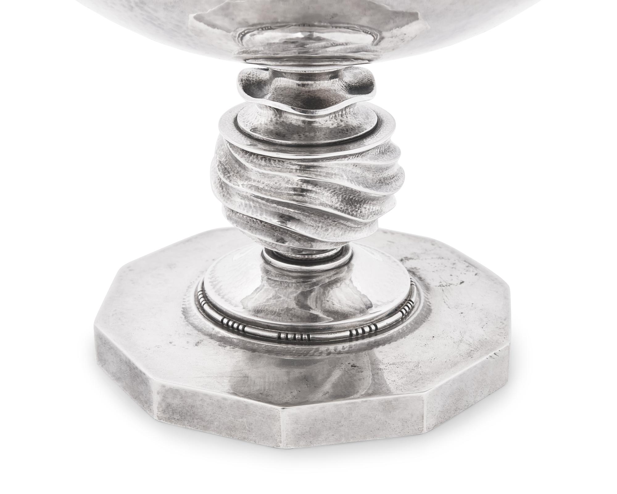A Johan Rohde Designed Georg Jensen Silver Centerpiece Bowl