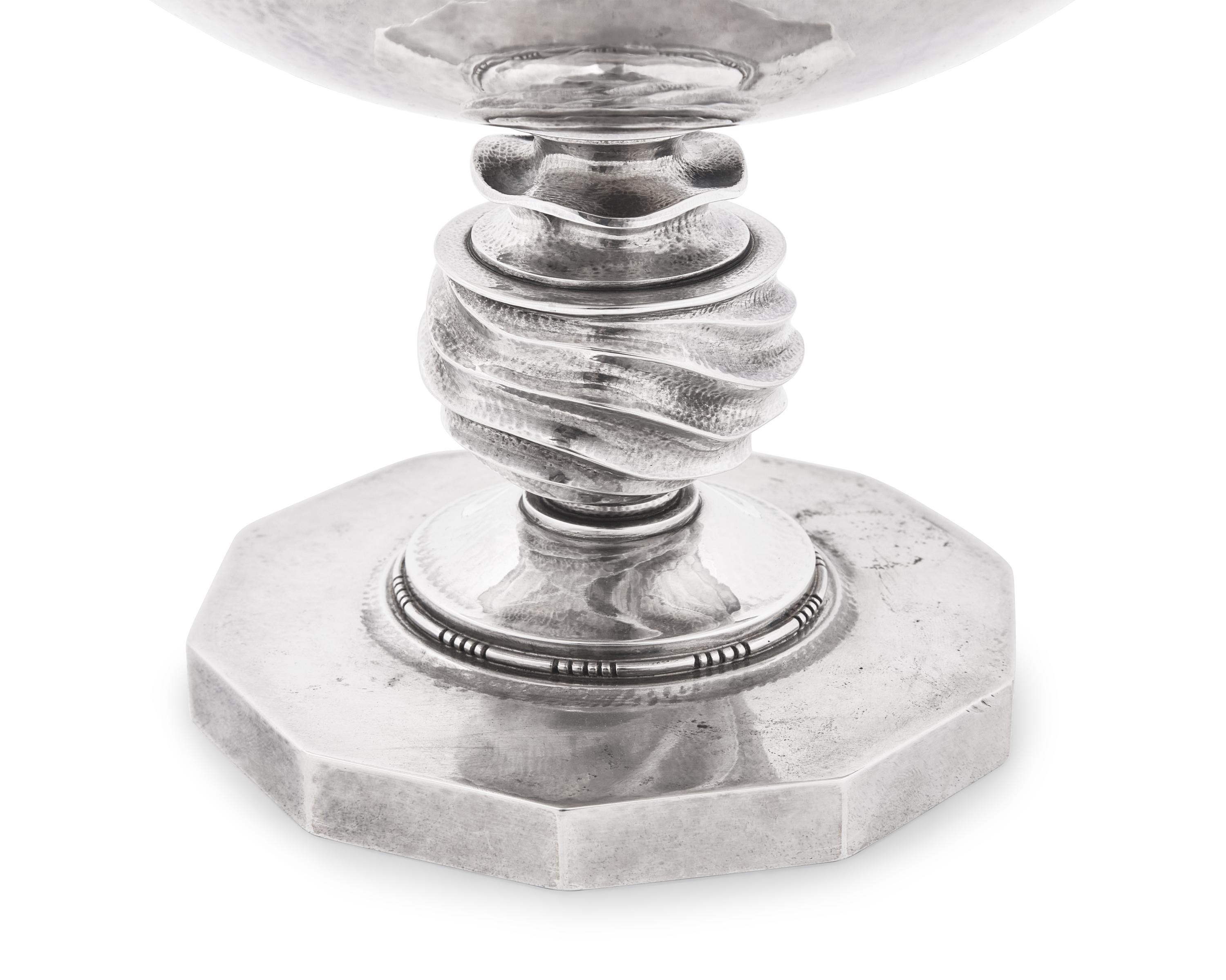 A Johan Rohde Designed Georg Jensen Silver Centerpiece Bowl