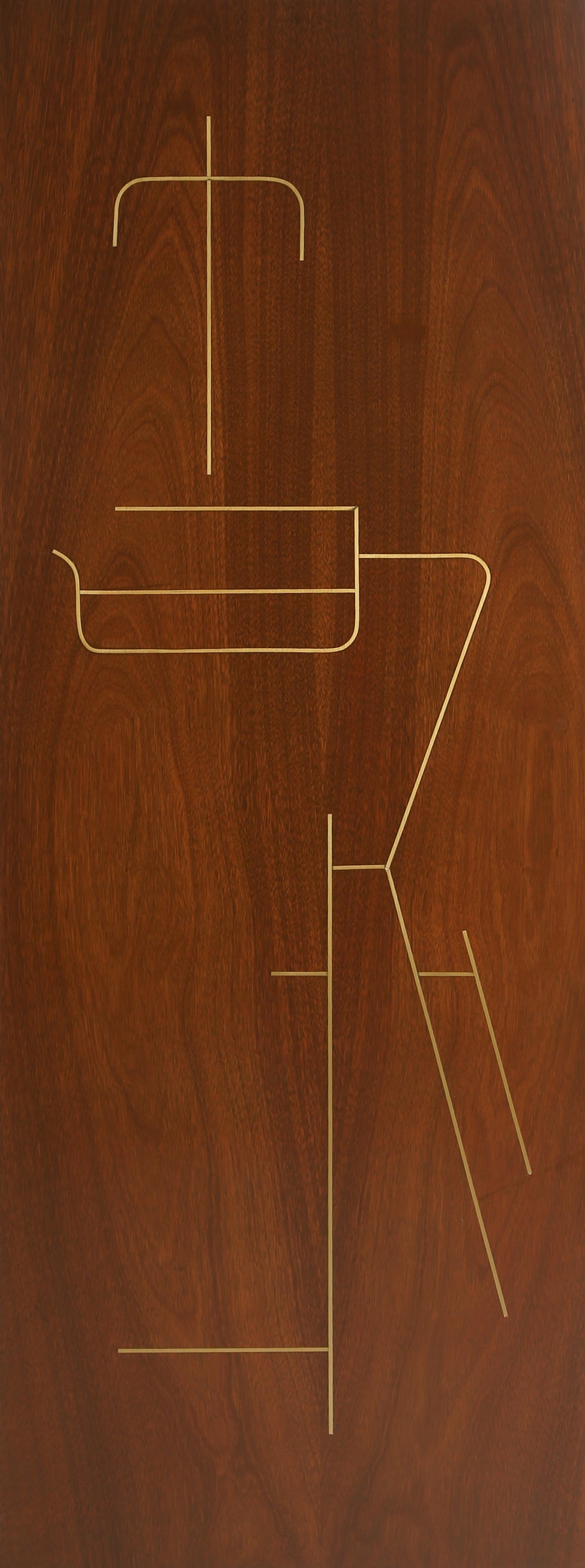 Three-panel screen