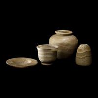 Four Egyptian Alabaster Vessels