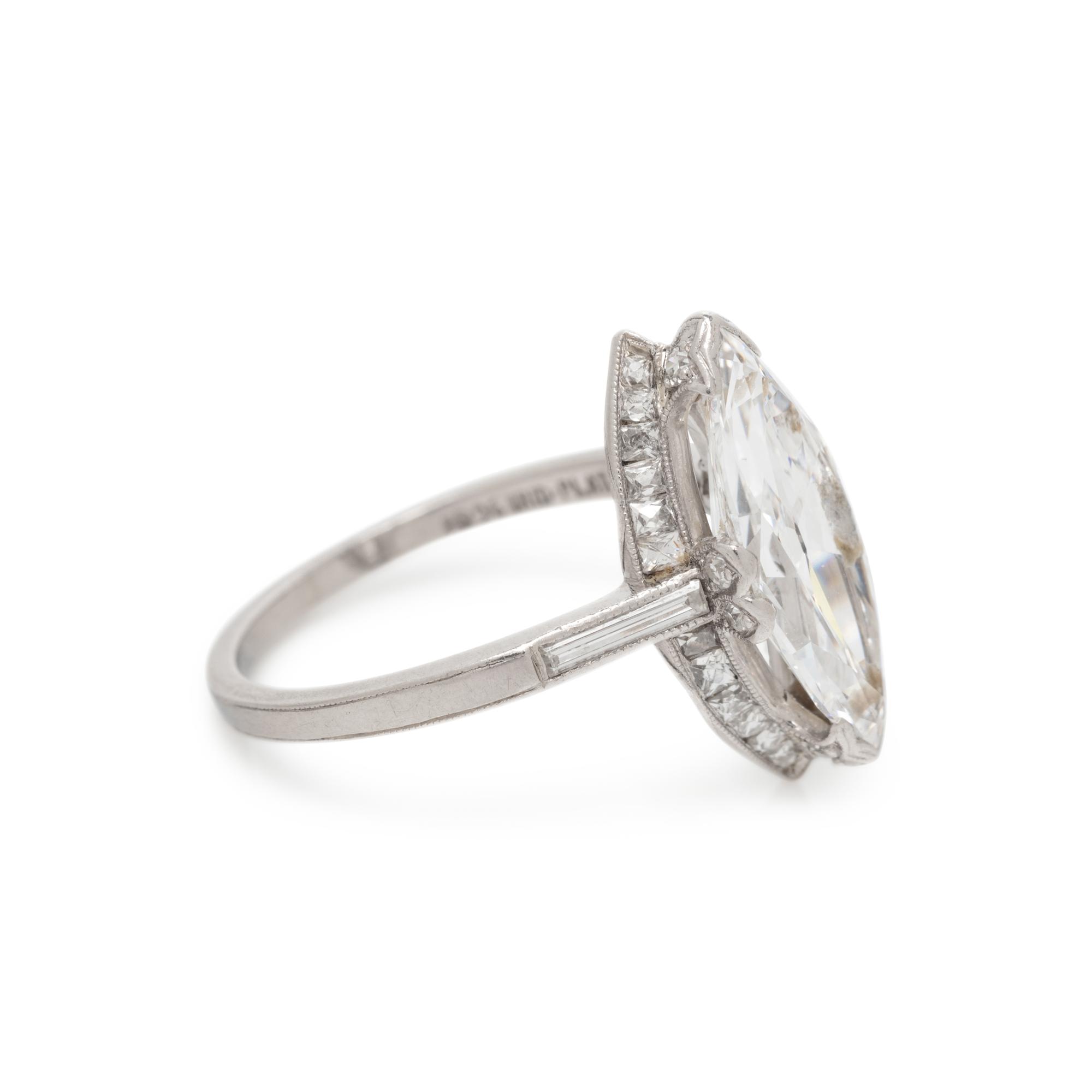 ART DECO, DIAMOND RING