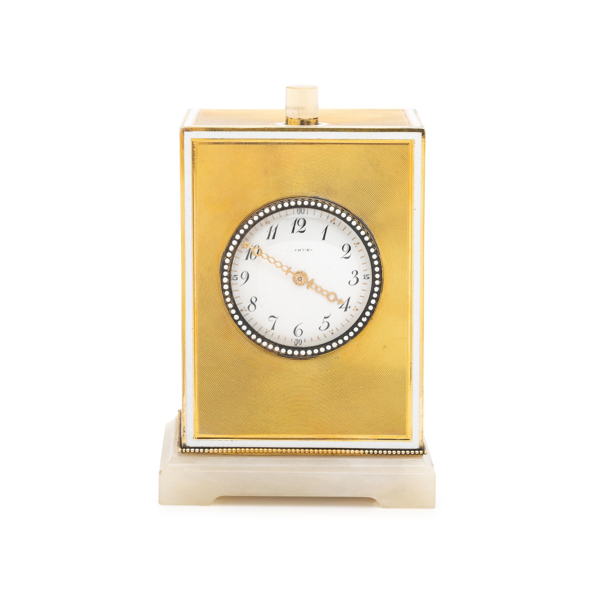 CARTIER, MINUTE REPEATER CARRIAGE CLOCK