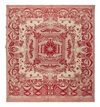Two Cotton and Wool Jacquard coverlets