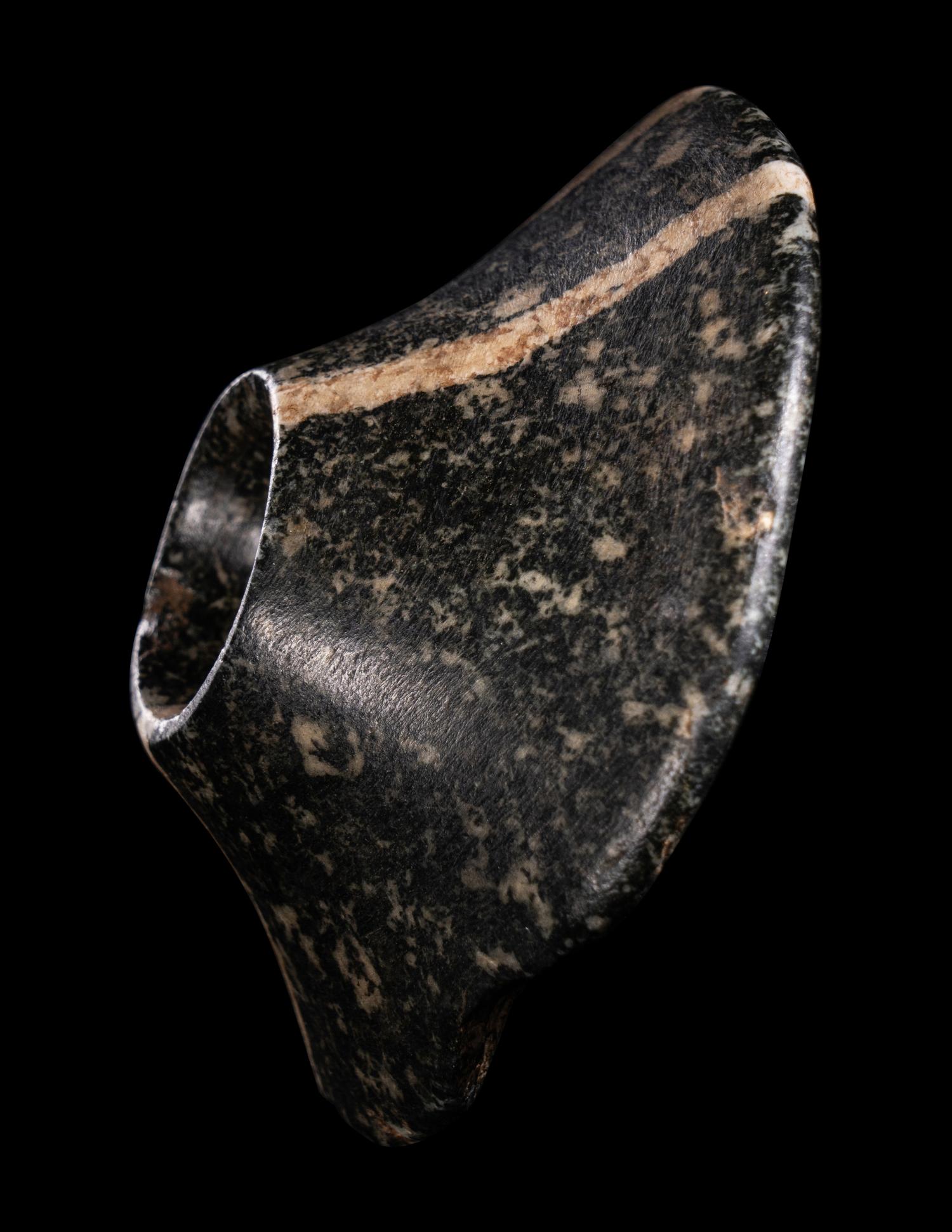 An Egyptian Gabbro Ceremonial Mace Head