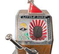 A Jennings One Cent Little Duke Gum Dispensing Slot Machine