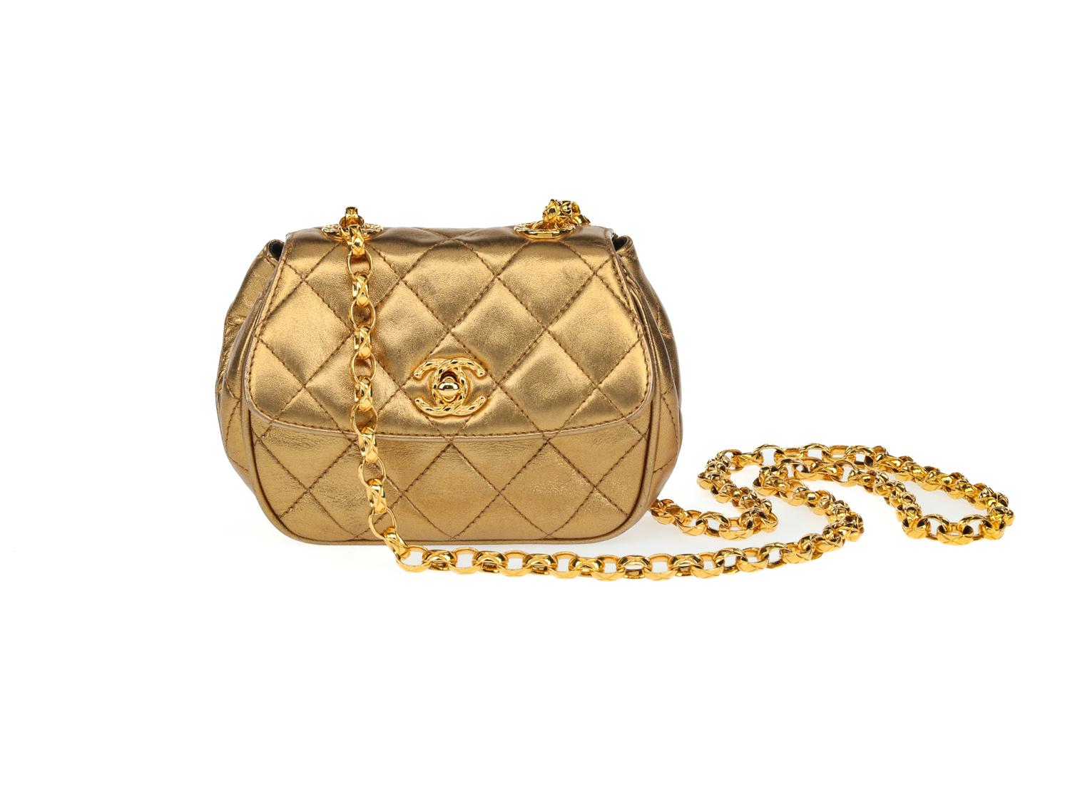 Chanel Mini Flap Bag in Quilted Leather, 1991-94