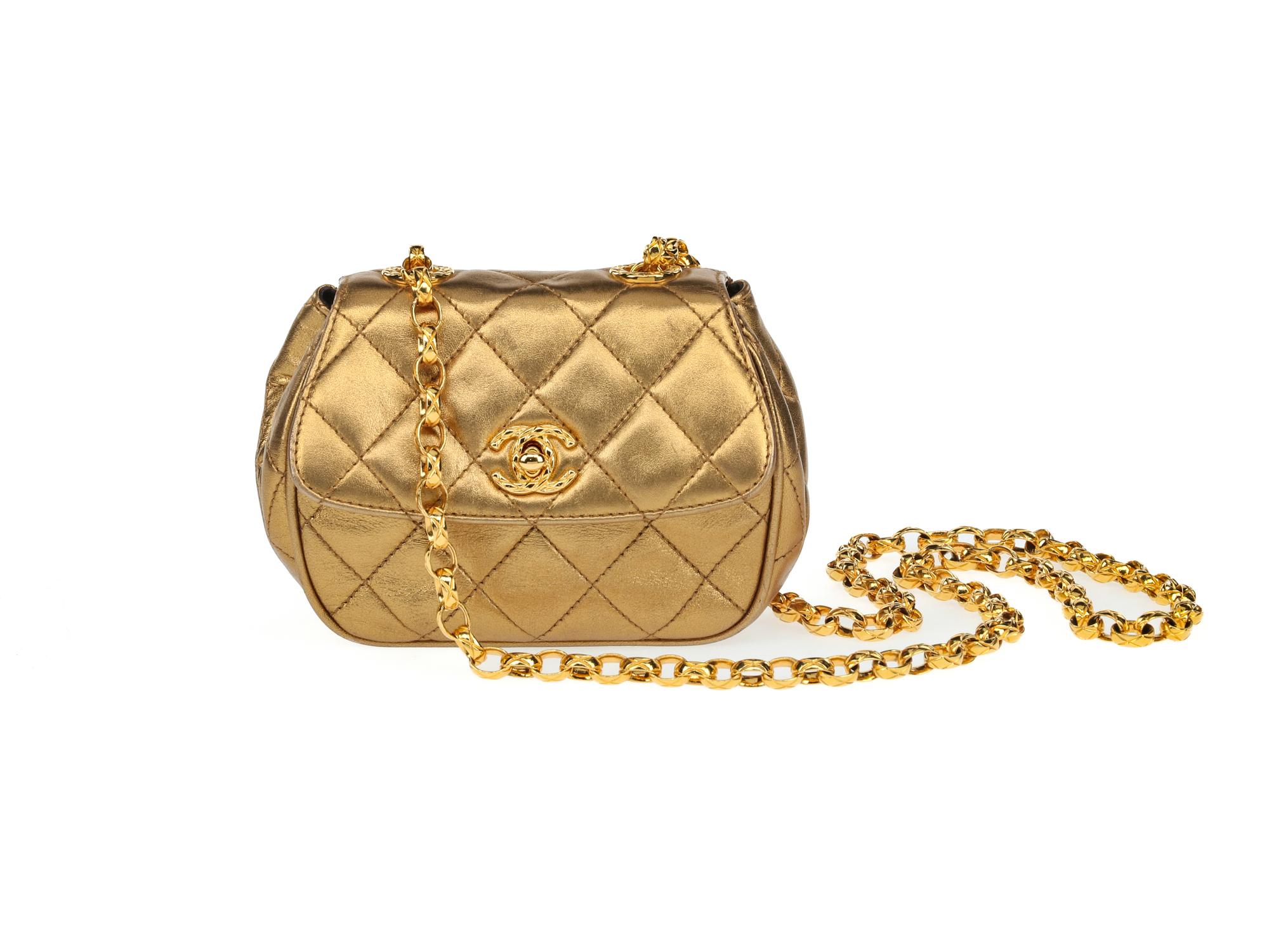 Chanel Mini Flap Bag in Quilted Leather, 1991-94