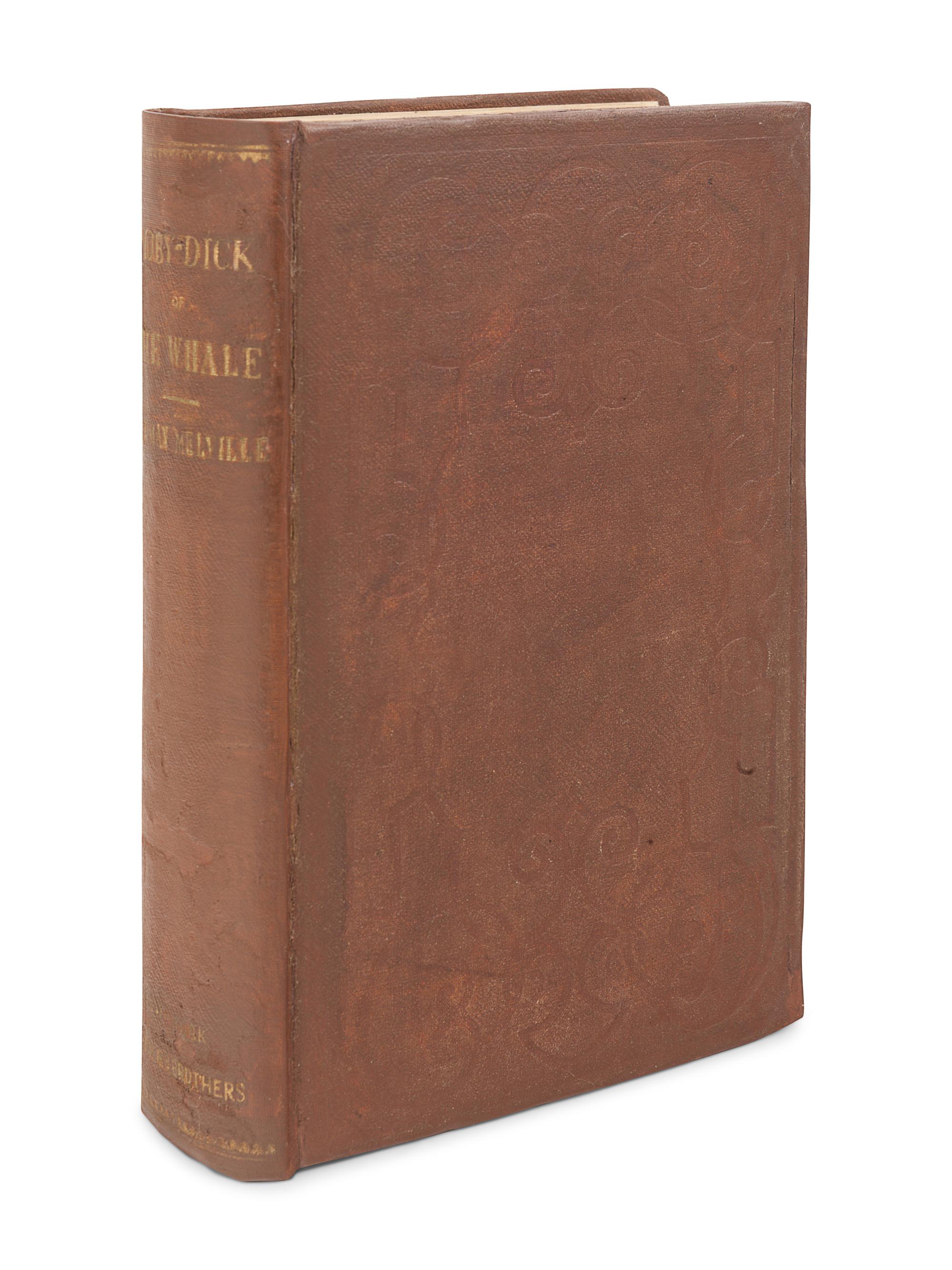 MELVILLE, Herman (1819-1891). Moby-Dick; or, the Whale . New York: Harper & Brothers, 1851.