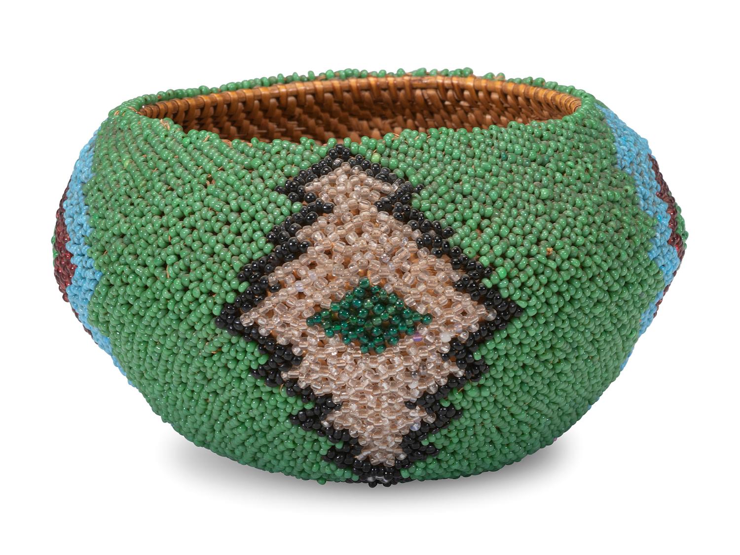 Paiute Beaded Basket