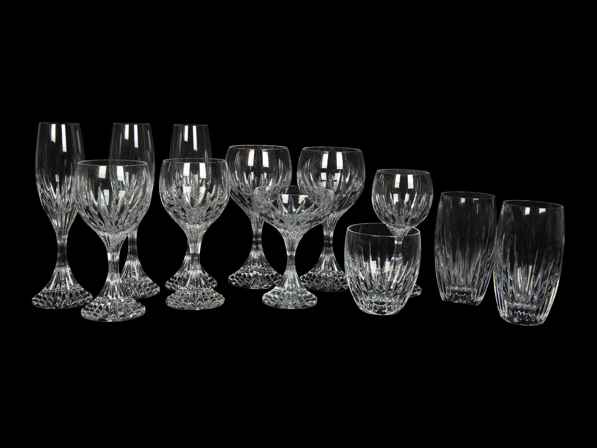 A Baccarat Masséna Stemware Service
