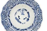 A Chinese Export Blue and White Porcelain Plate