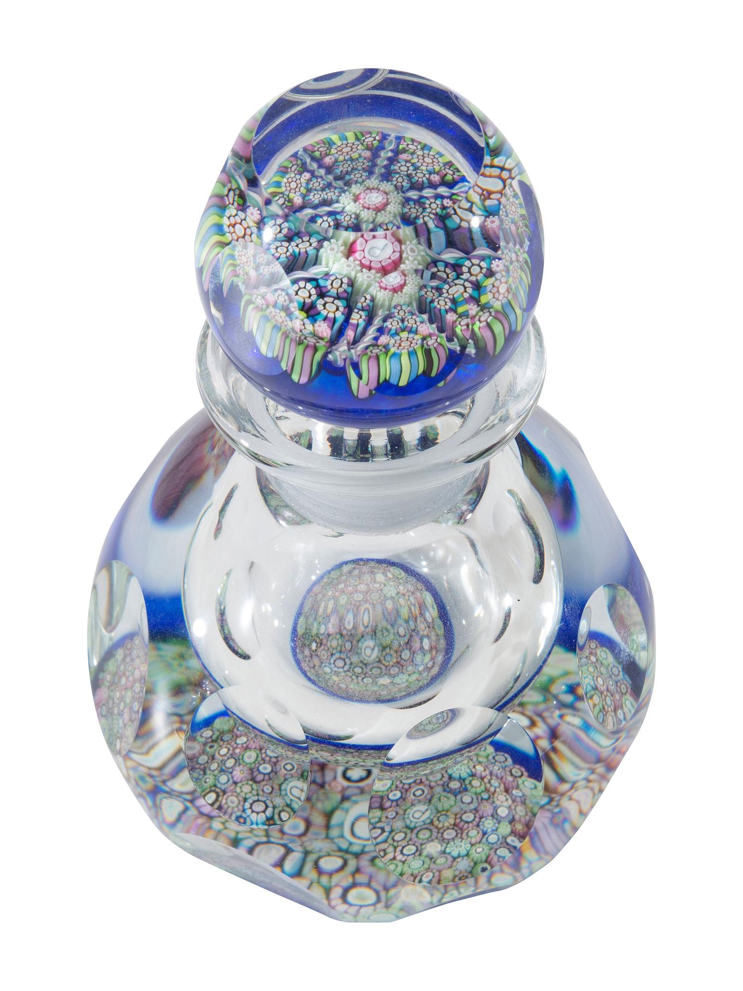 Four Millefiori Glass Articles