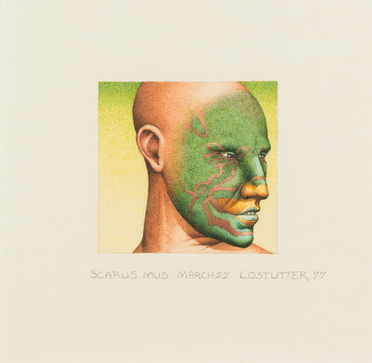 Robert Lostutter, (American, b. 1939), Scarus Mus, 1977