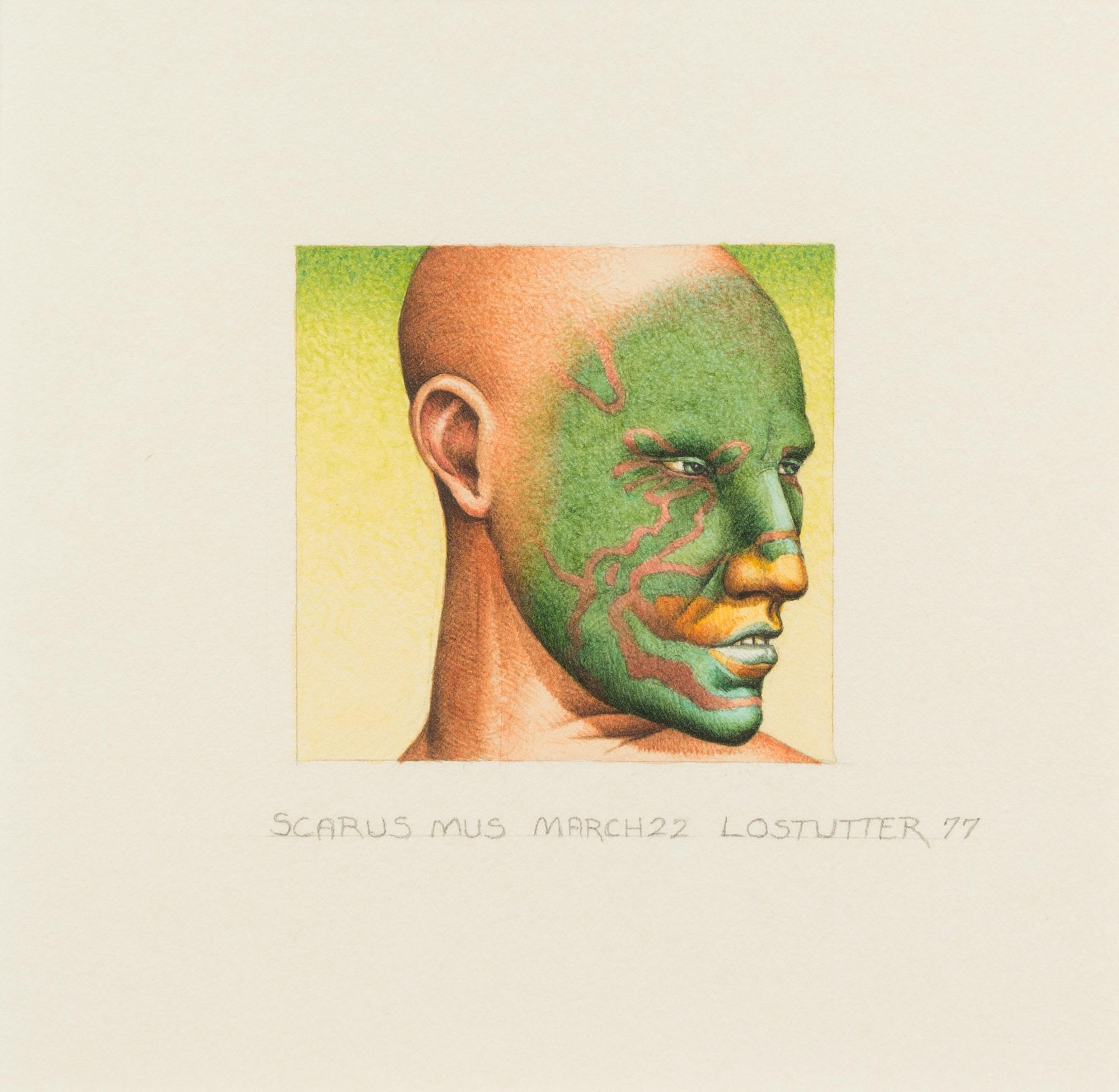 Robert Lostutter, (American, b. 1939), Scarus Mus, 1977