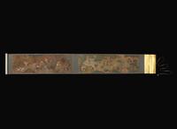 Chinese School, Qing dynasty, handscroll 狩獵圖 清